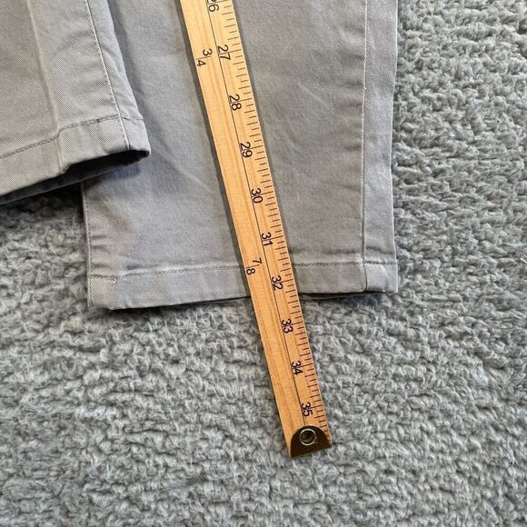 Rhone Gray Mens Everday Twill 5 Pocket Pant Size 30X32 Slim Straight - Picture 9 of 13